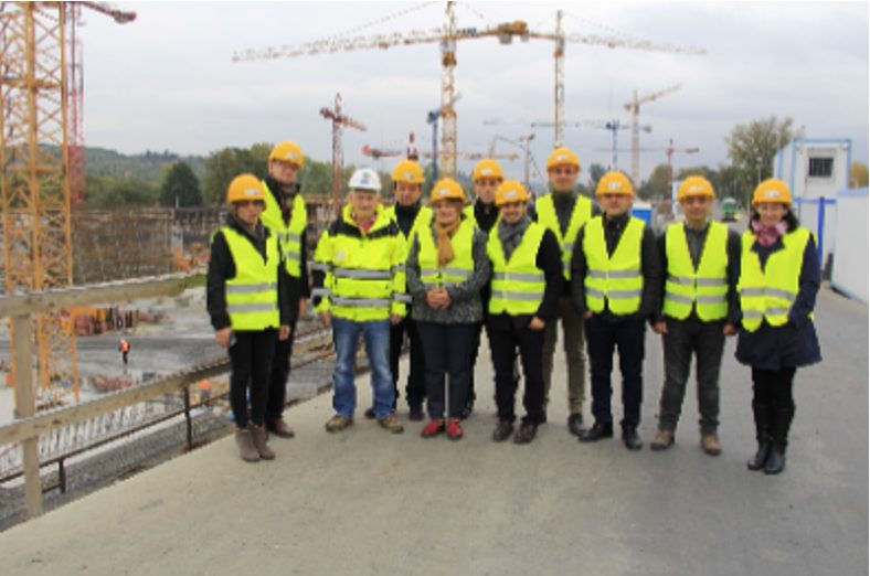 Aspiro project team on an infrastructure construction site
